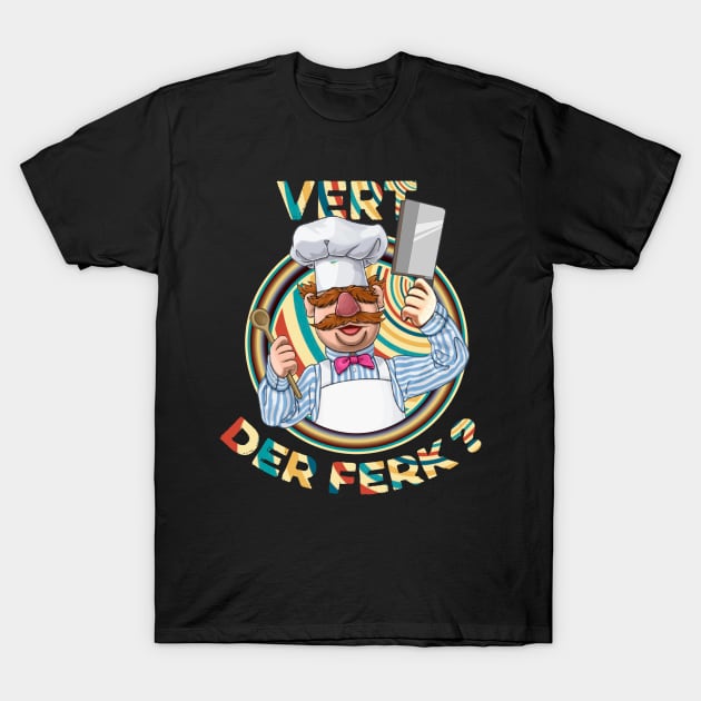 vert der ferk retro style T-Shirt by RAINYDROP